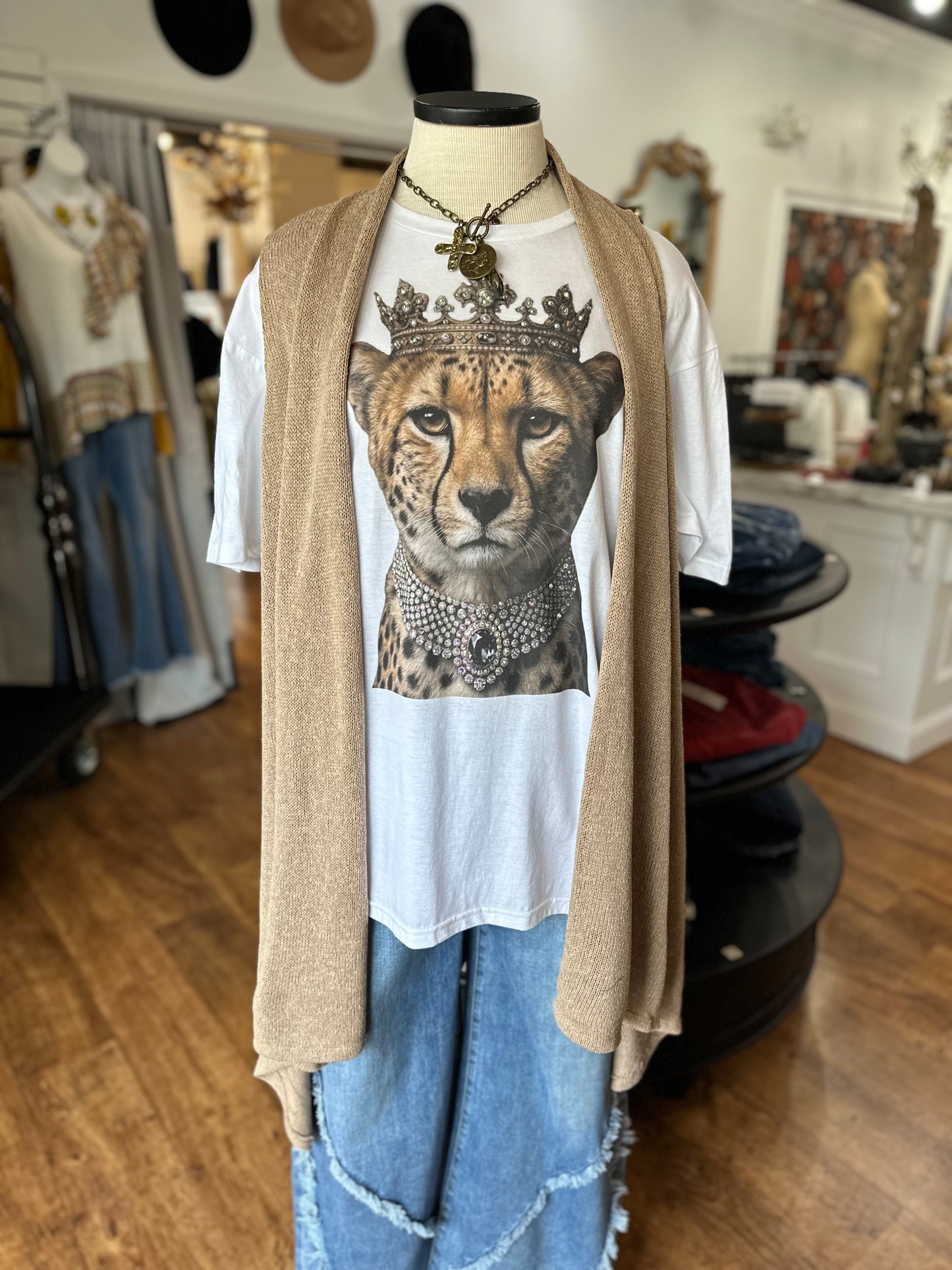 Halfway There Sleeveless Vest