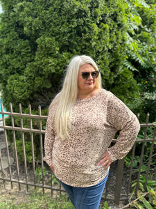 Expert Kindness Leopard Print Top