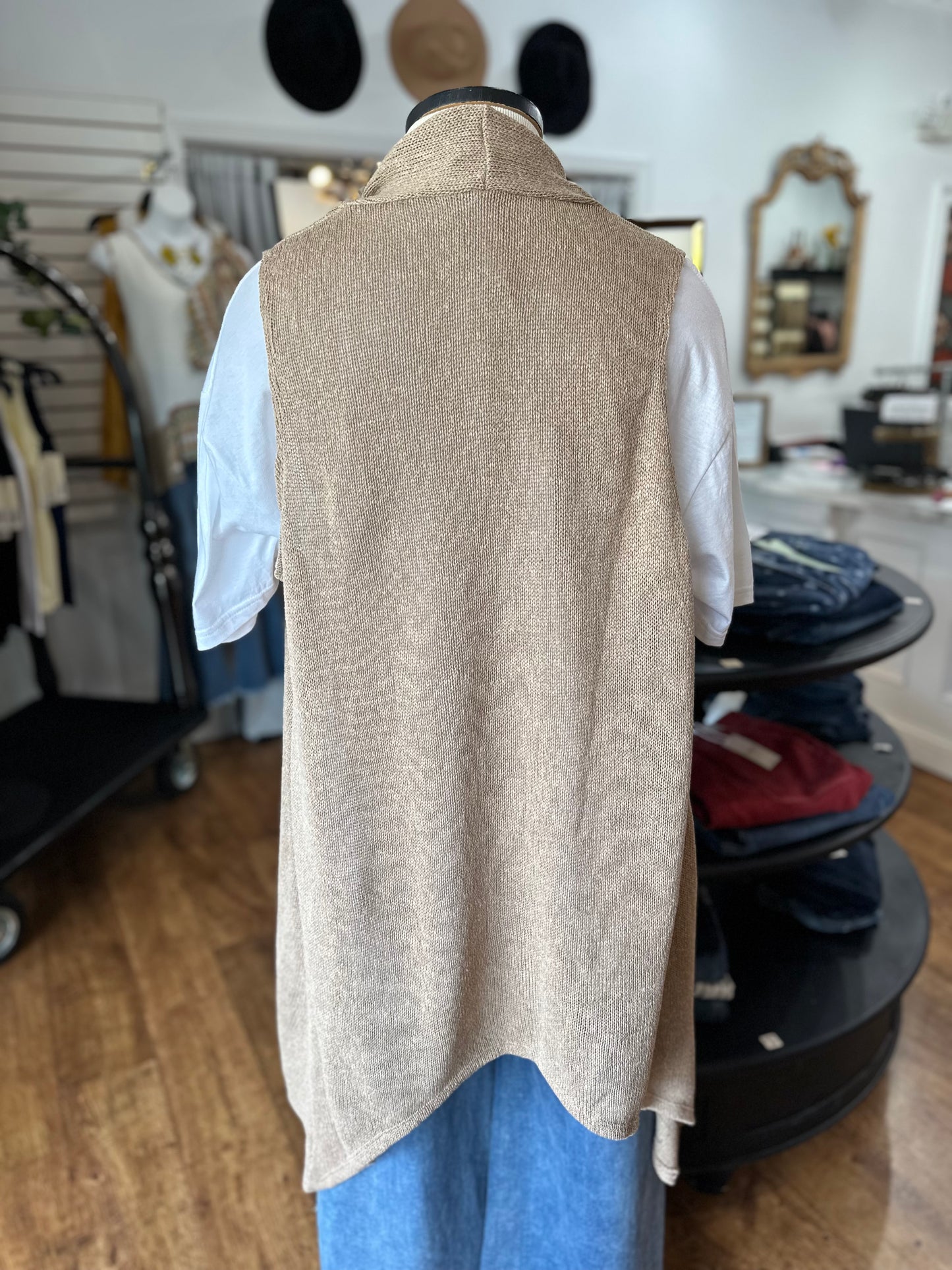 Halfway There Sleeveless Vest