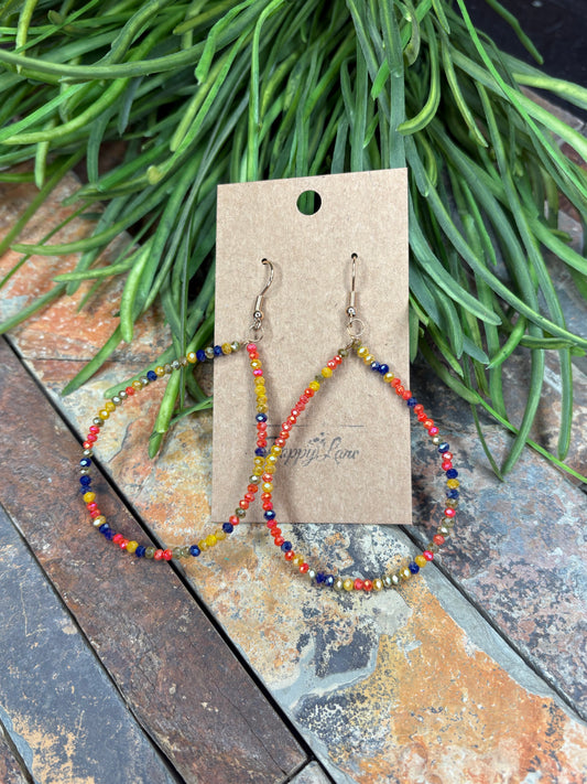 Pushing Limits Teardrop Beaded Earrings