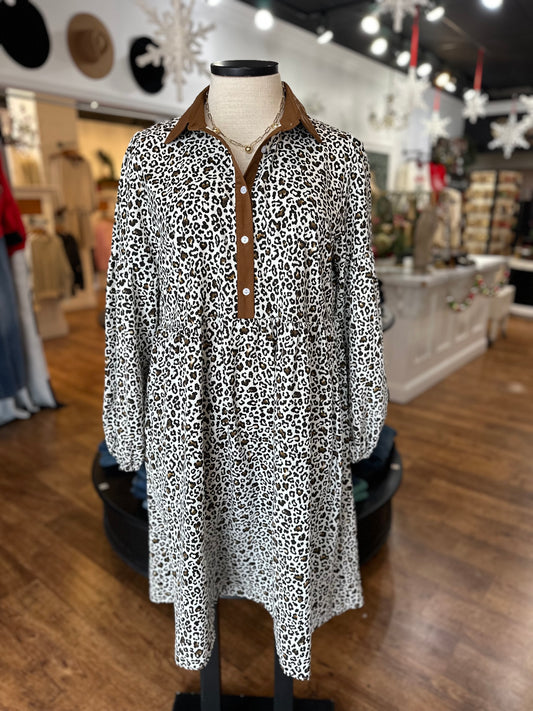 Running Wild Animal Print Dress