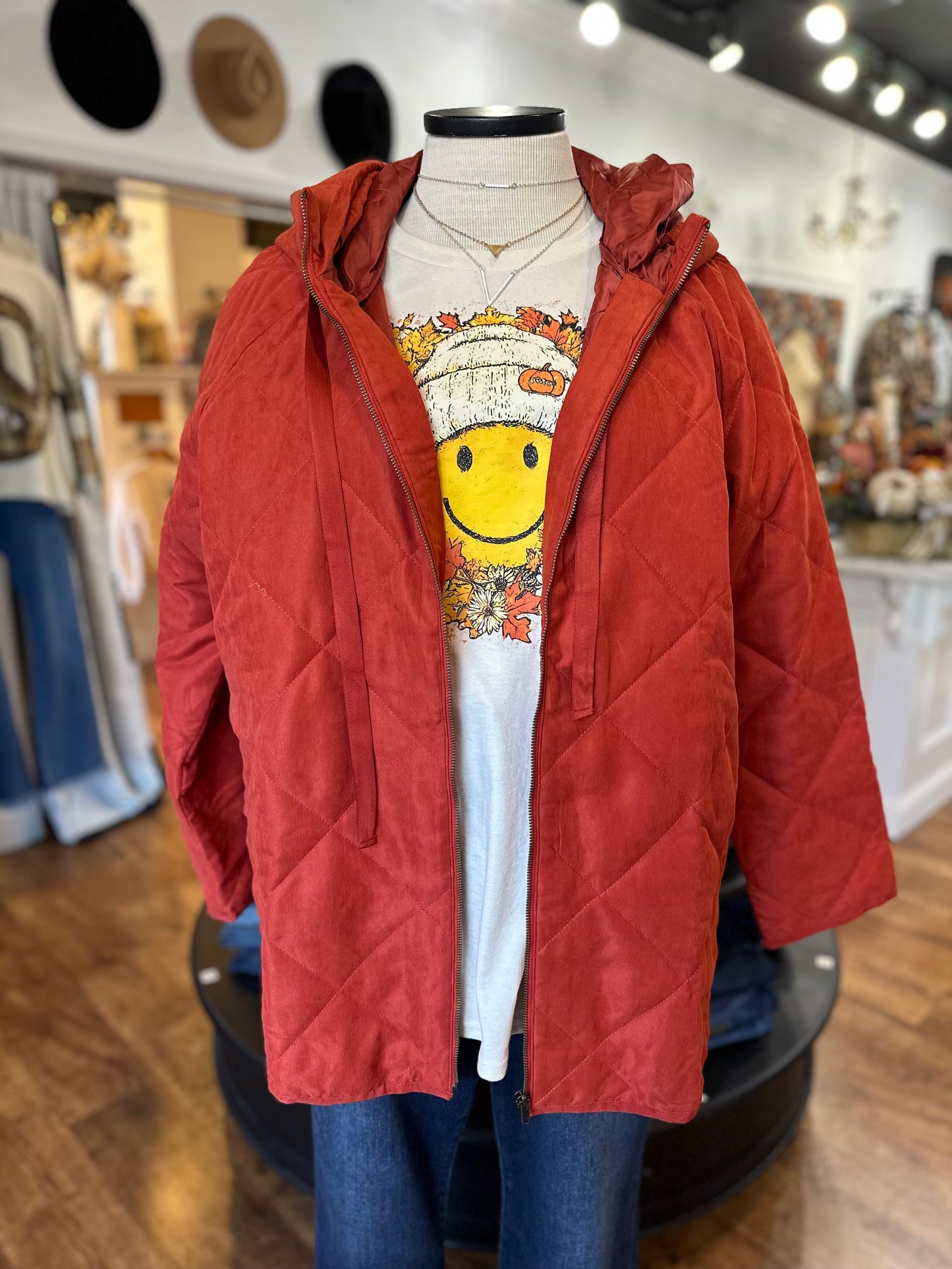 Cozy Moment Quilted Jacket