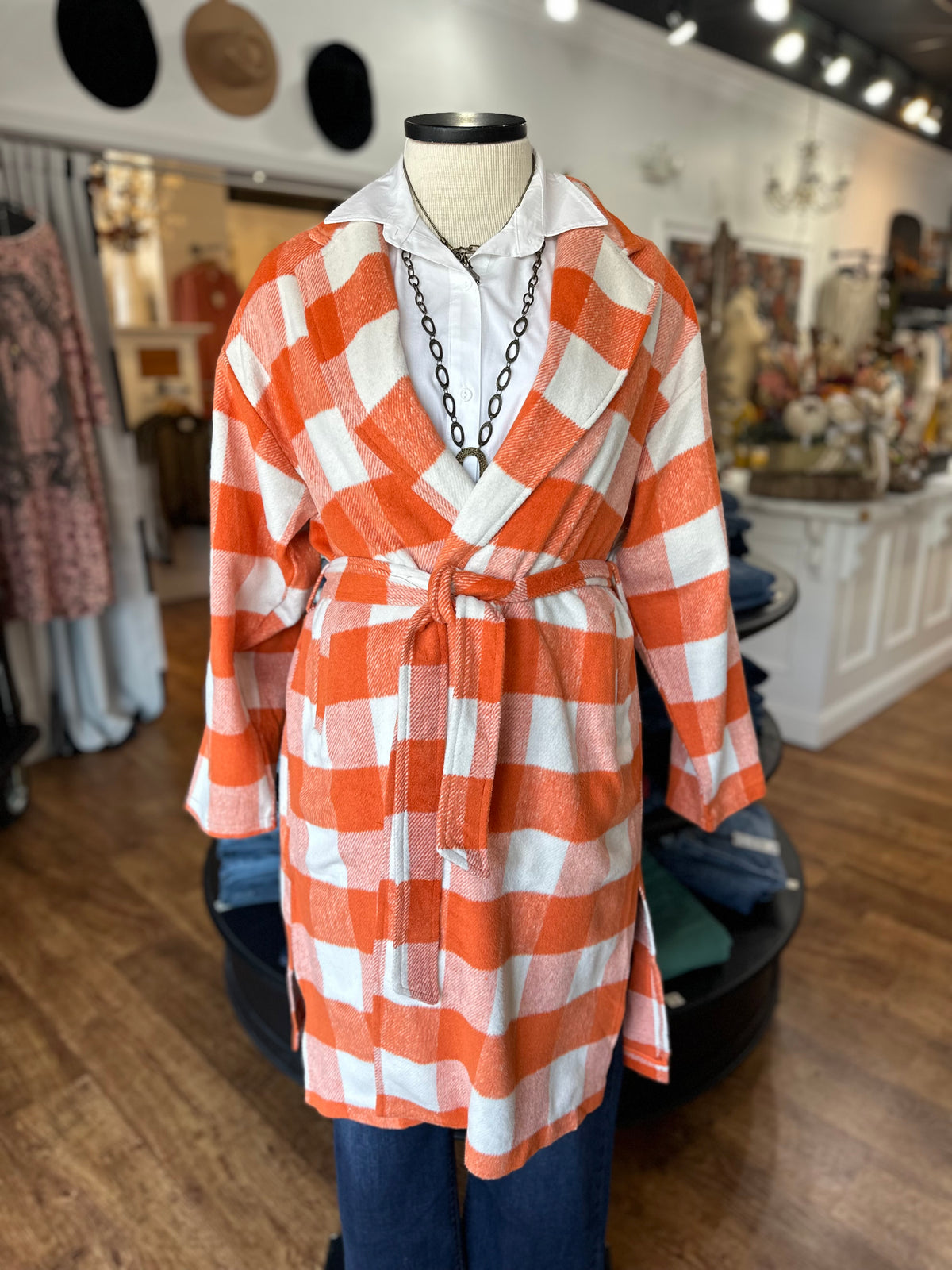 Easy Afternoon Plaid Shacket