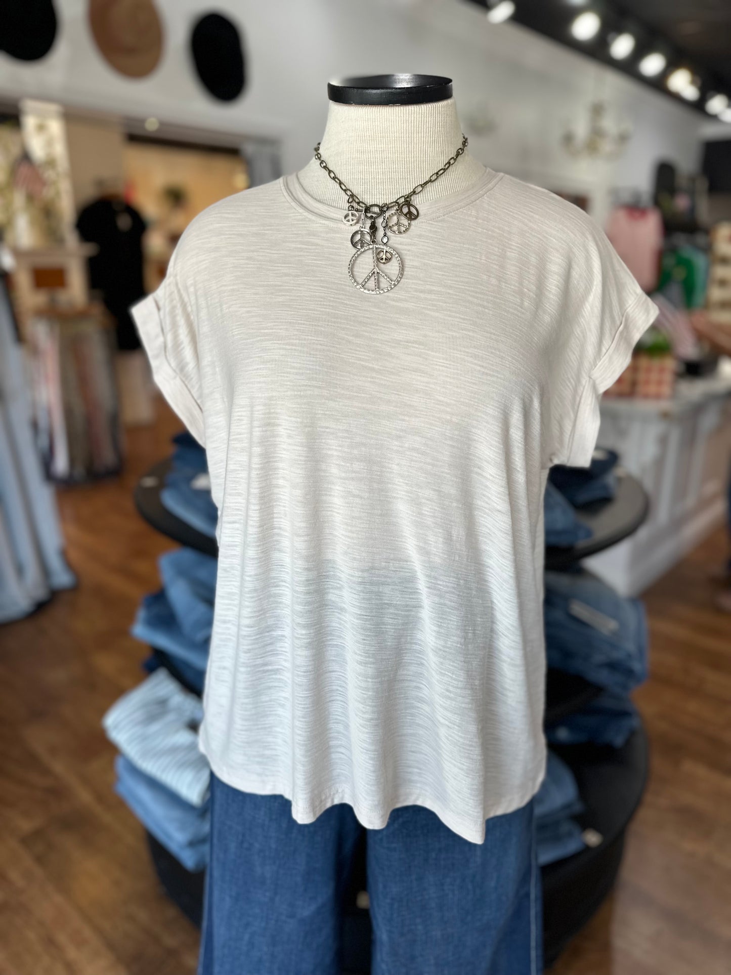 All The Best Tee Shirt ~ Sand Beige