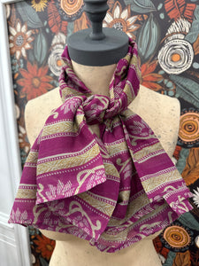 Gypsy Scarf ~ Magenta and Mustard - Jaded Gypsy