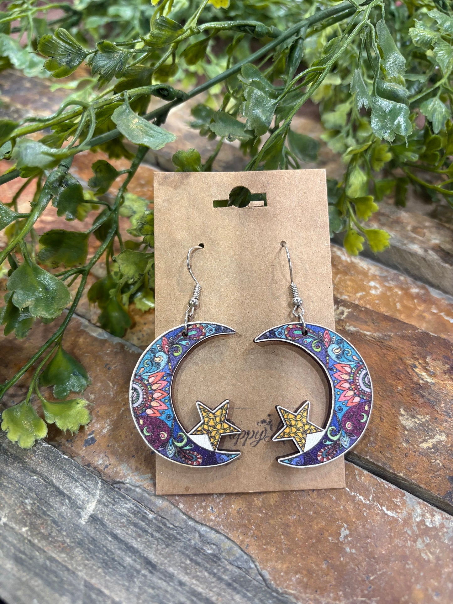 Mystic Moon Star Earrings