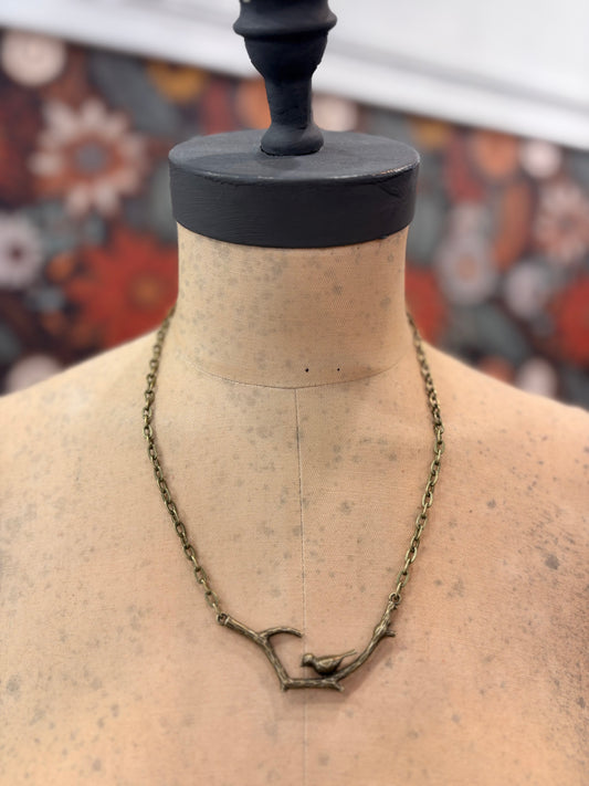 The Perched Bird Necklace