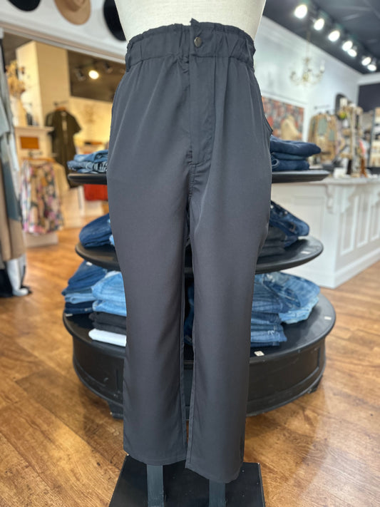 Run The Show Straight Pants ~ Black