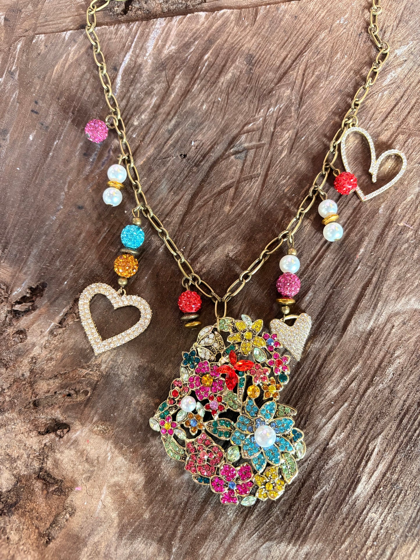 I Can Buy Myself Flowers Charm Necklace