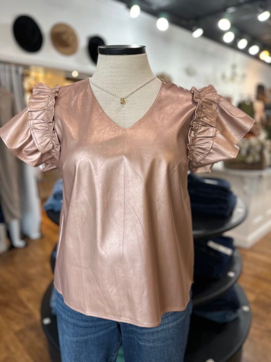 Never Surrender Blush Top