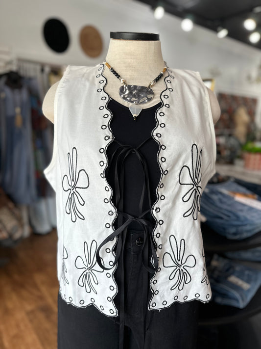 Charmed Moment Floral Vest Top