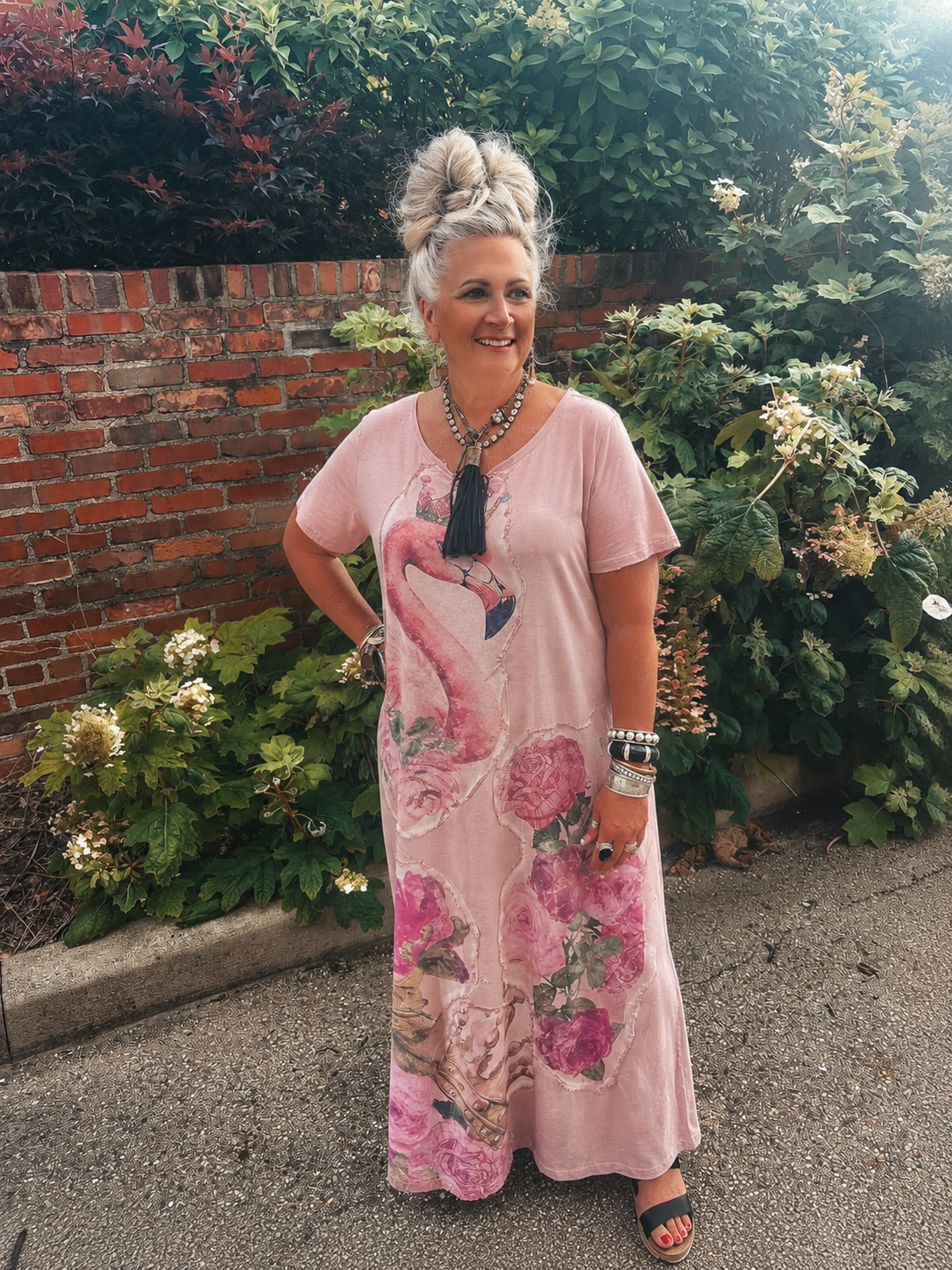 Pink Flamingo Dress ~ A Rare Bird