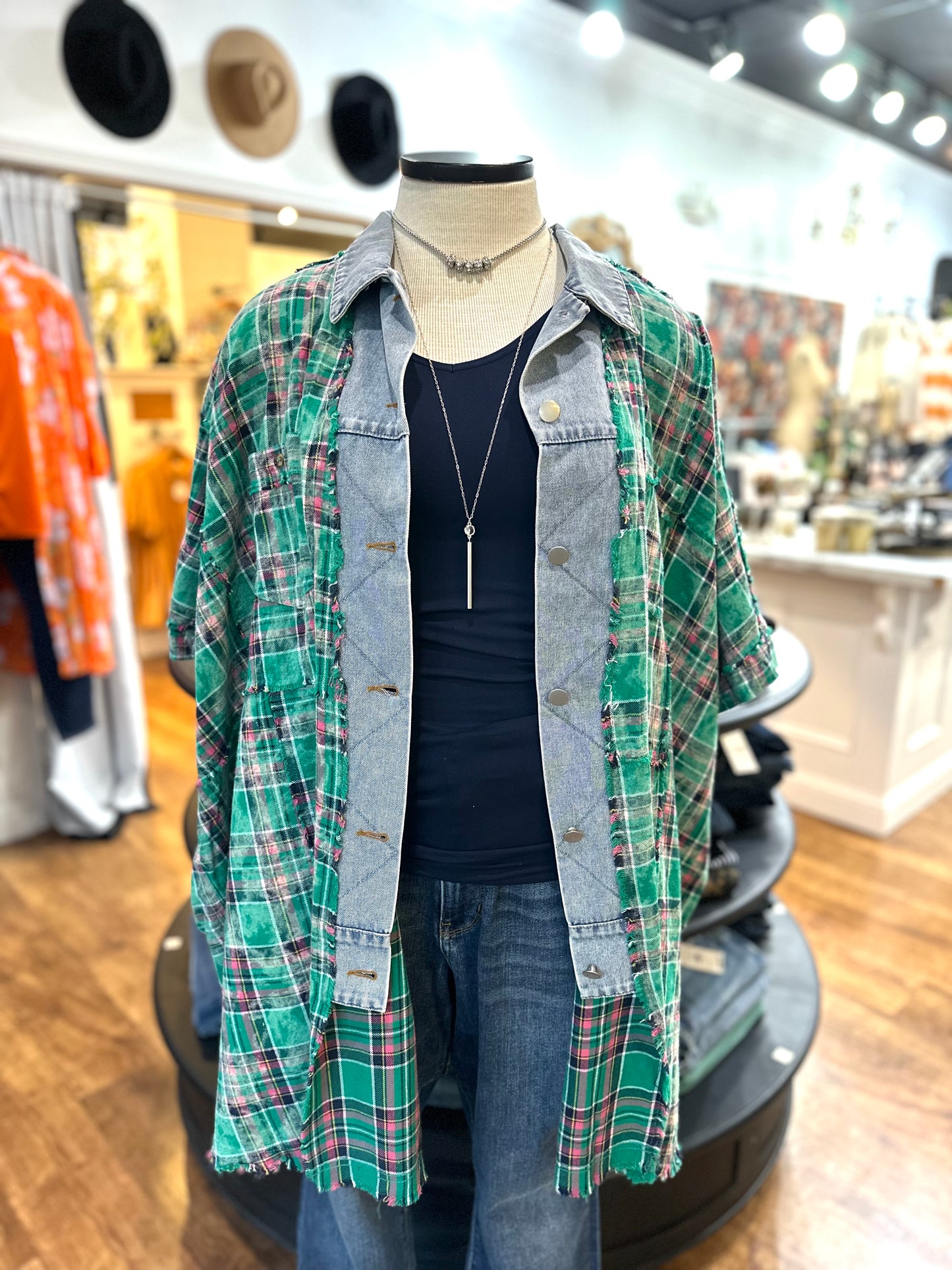 Look The Part Plaid Shacket / Duster