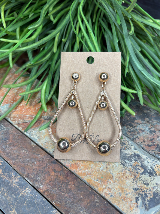 Opening Act Gold Earrings