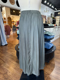 Light The Way A-Line Skirt ~ Olive