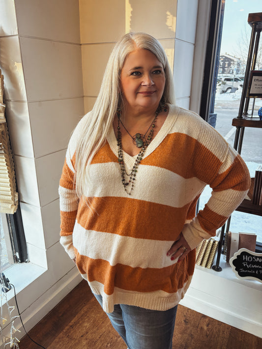 In Other Words Striped Sweater