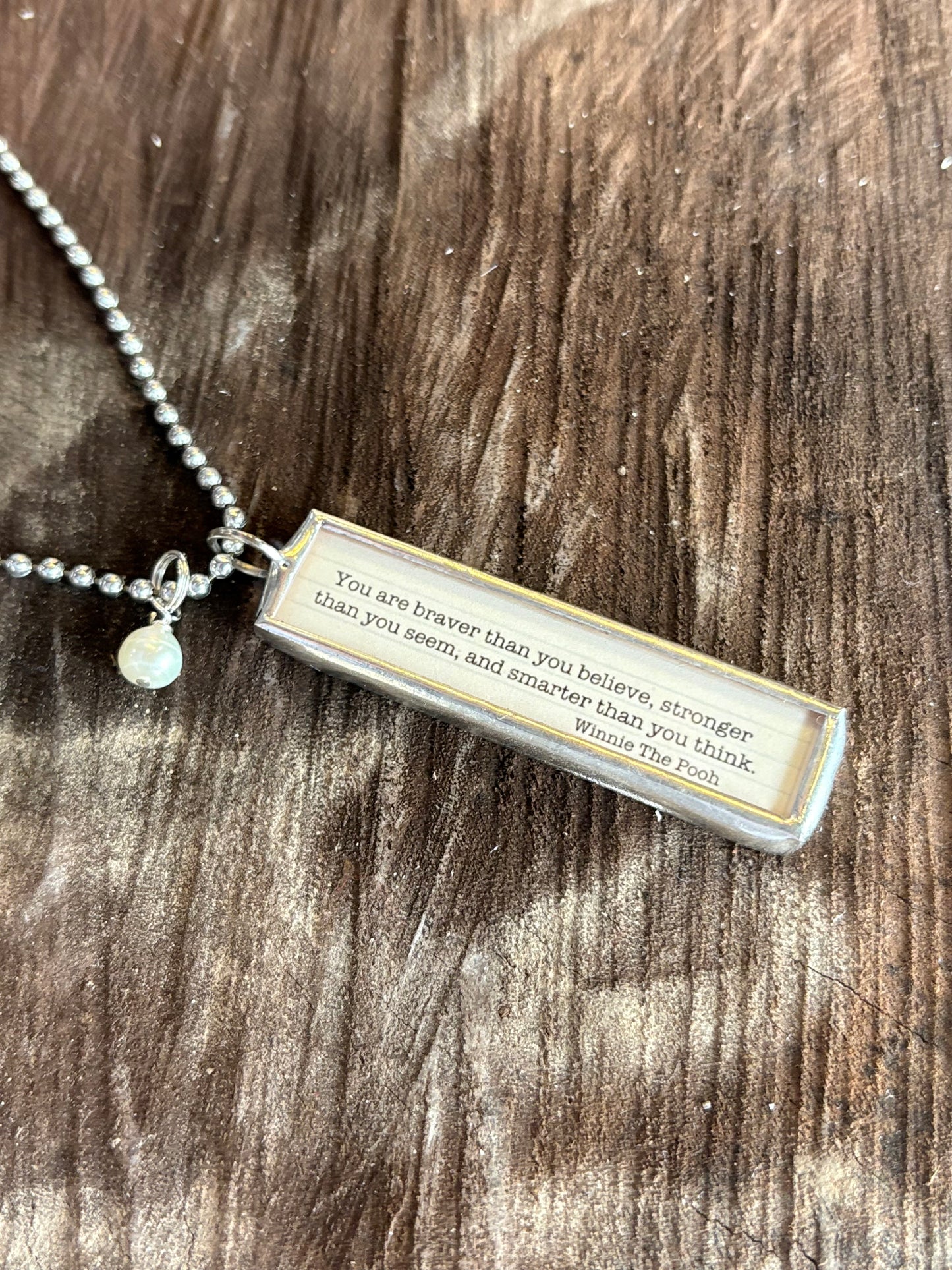 Tell My Story Necklace ~ Winnie the Pooh