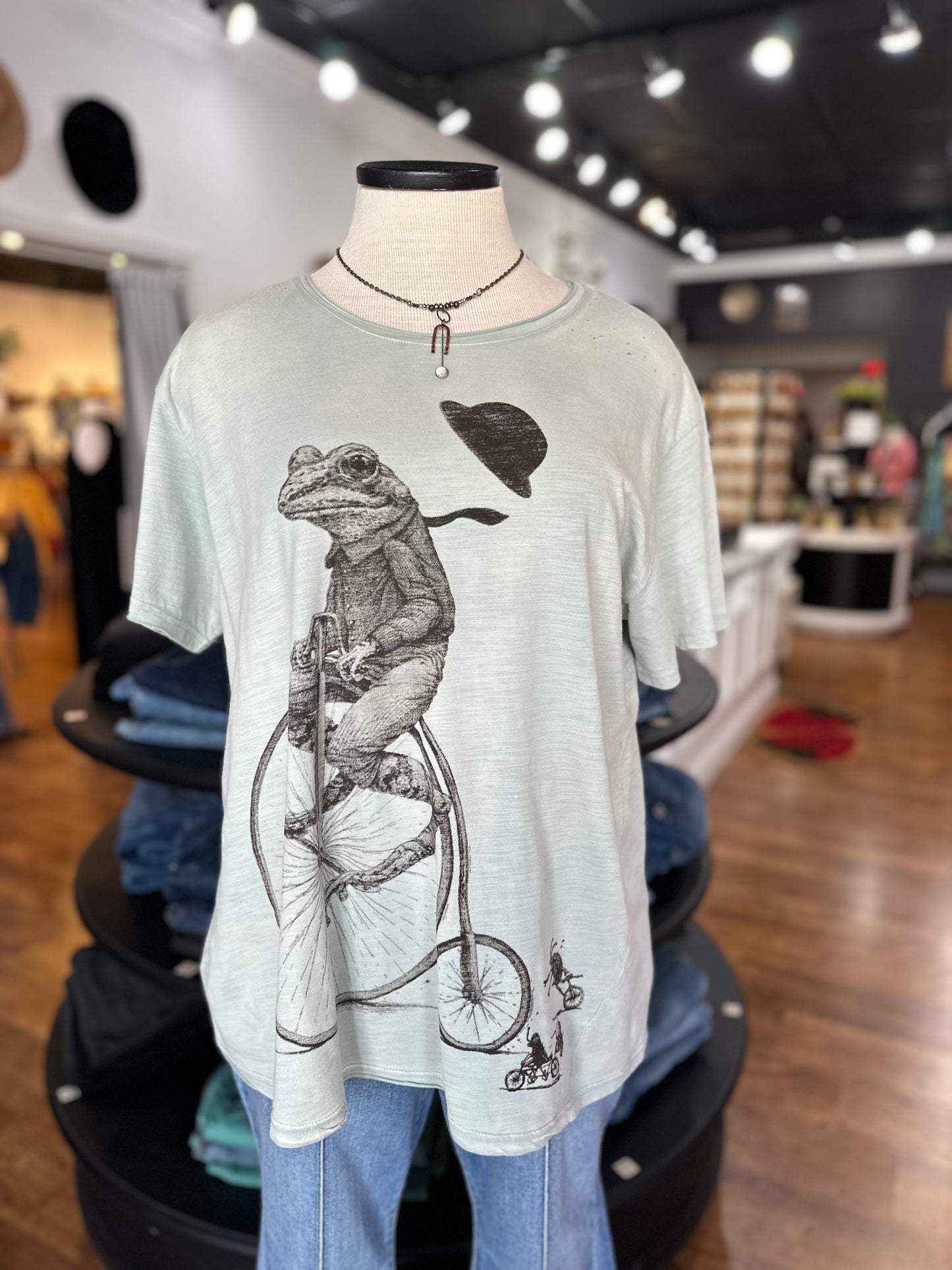 Jaded Gypsy Moon Dance Tee Mint ~ Chasing Dreams
