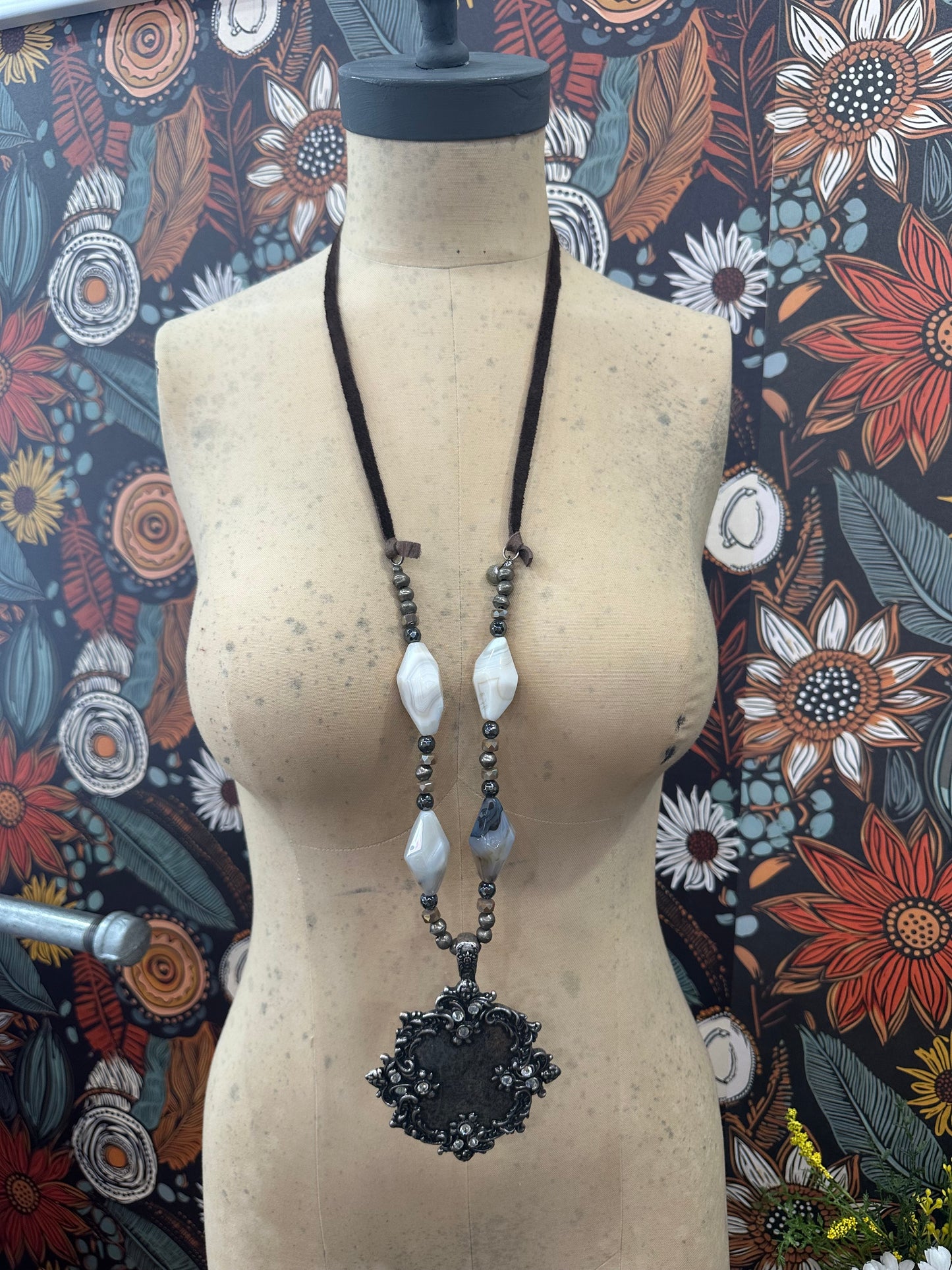 Rustic Luxe Necklace / Art by Amy