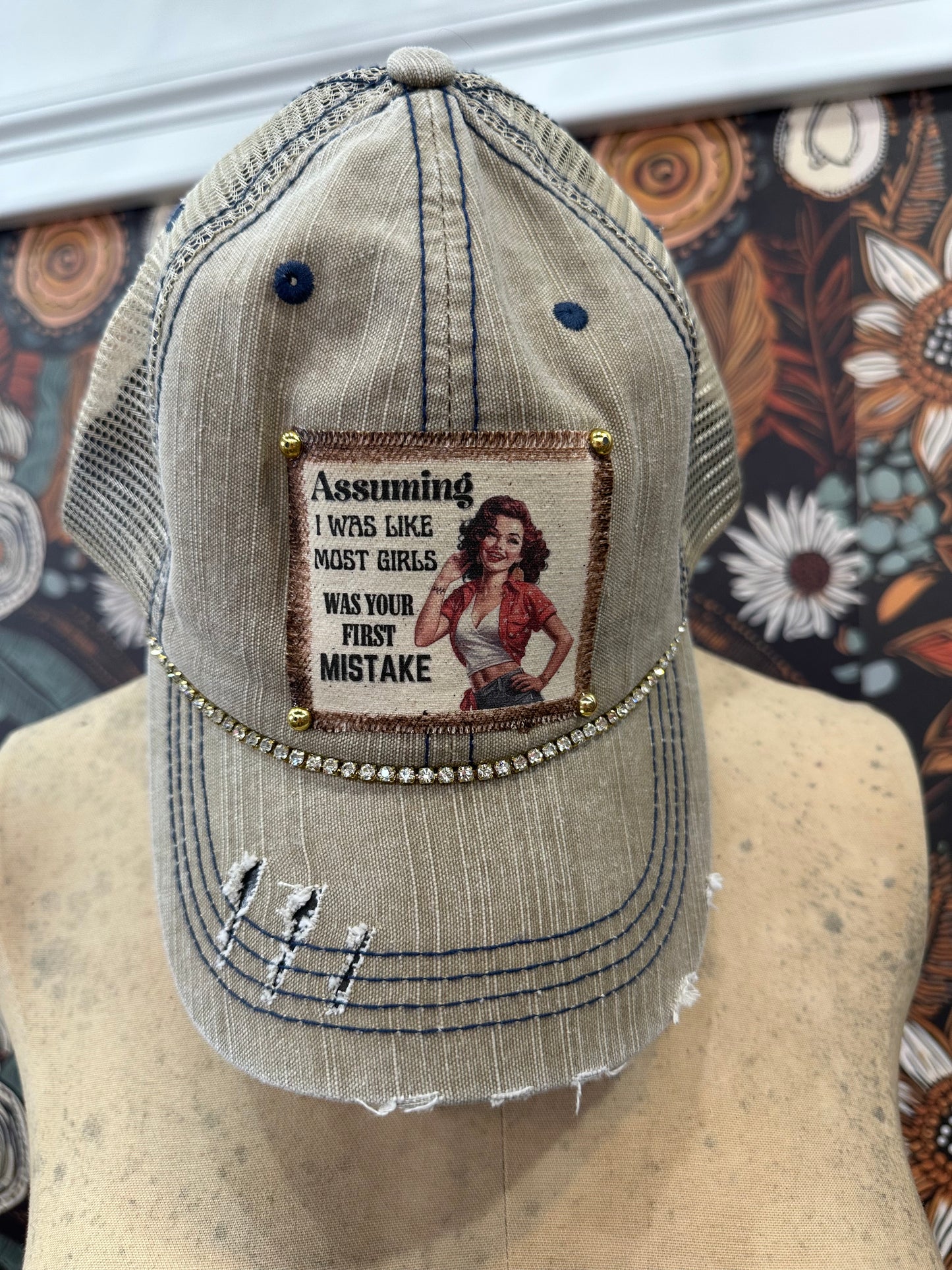 Assuming Baseball Hat