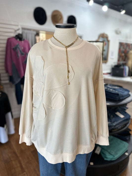 The Right Reason Flower Patch Pullover