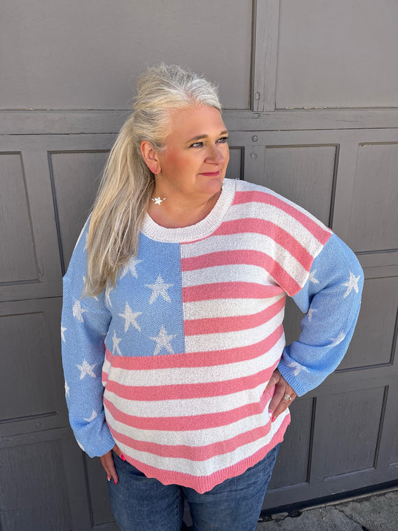 American Dream Loose Weave Sweater