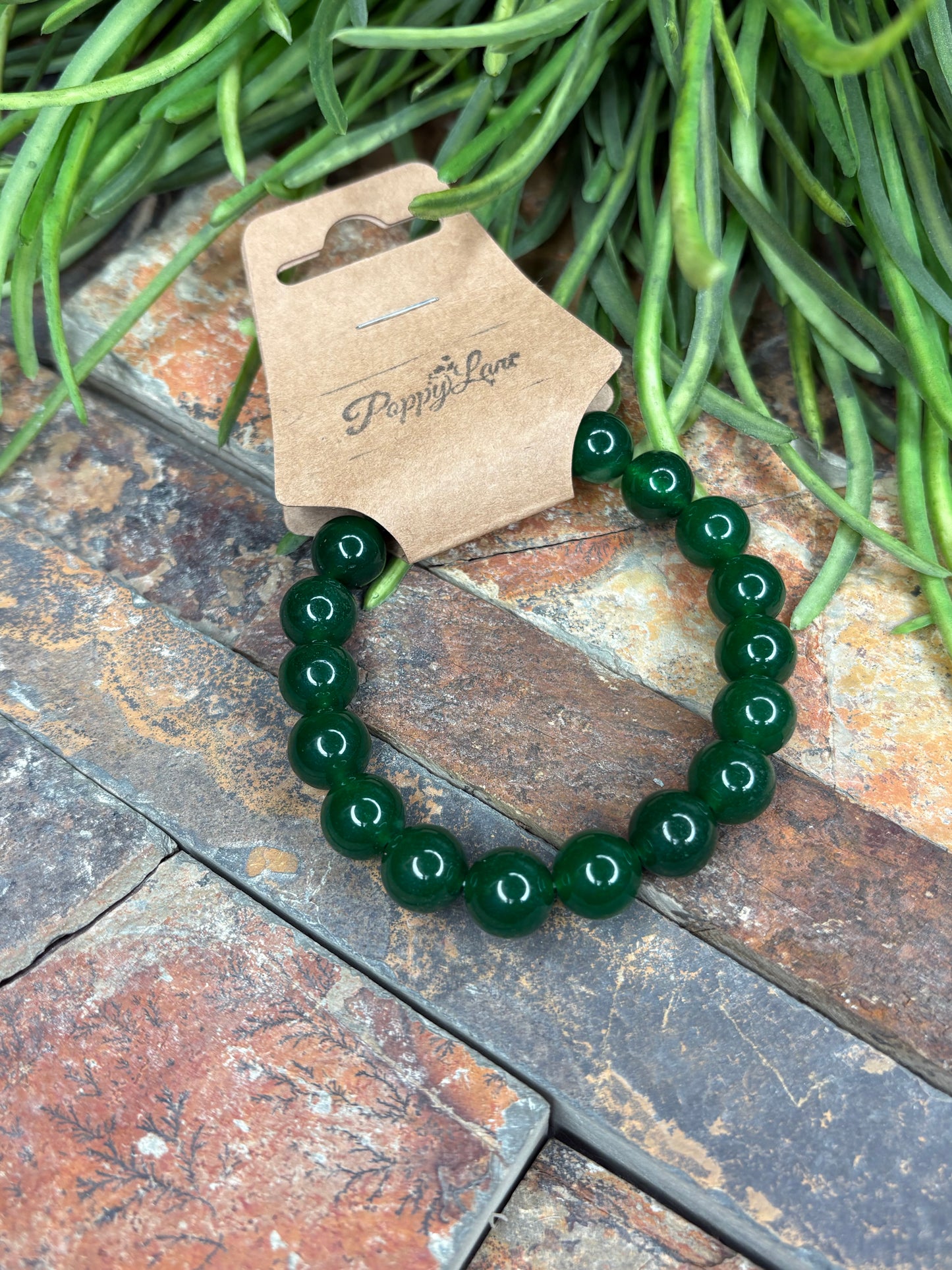 Soulful Energy Stretch Stone Bracelet - Jade