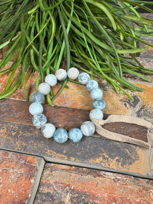 Clear Skies Stone Bracelet