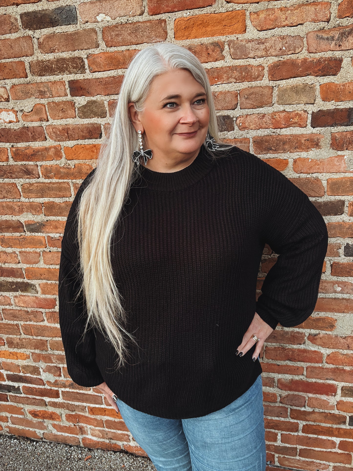 Cozy Couture Black Sweater