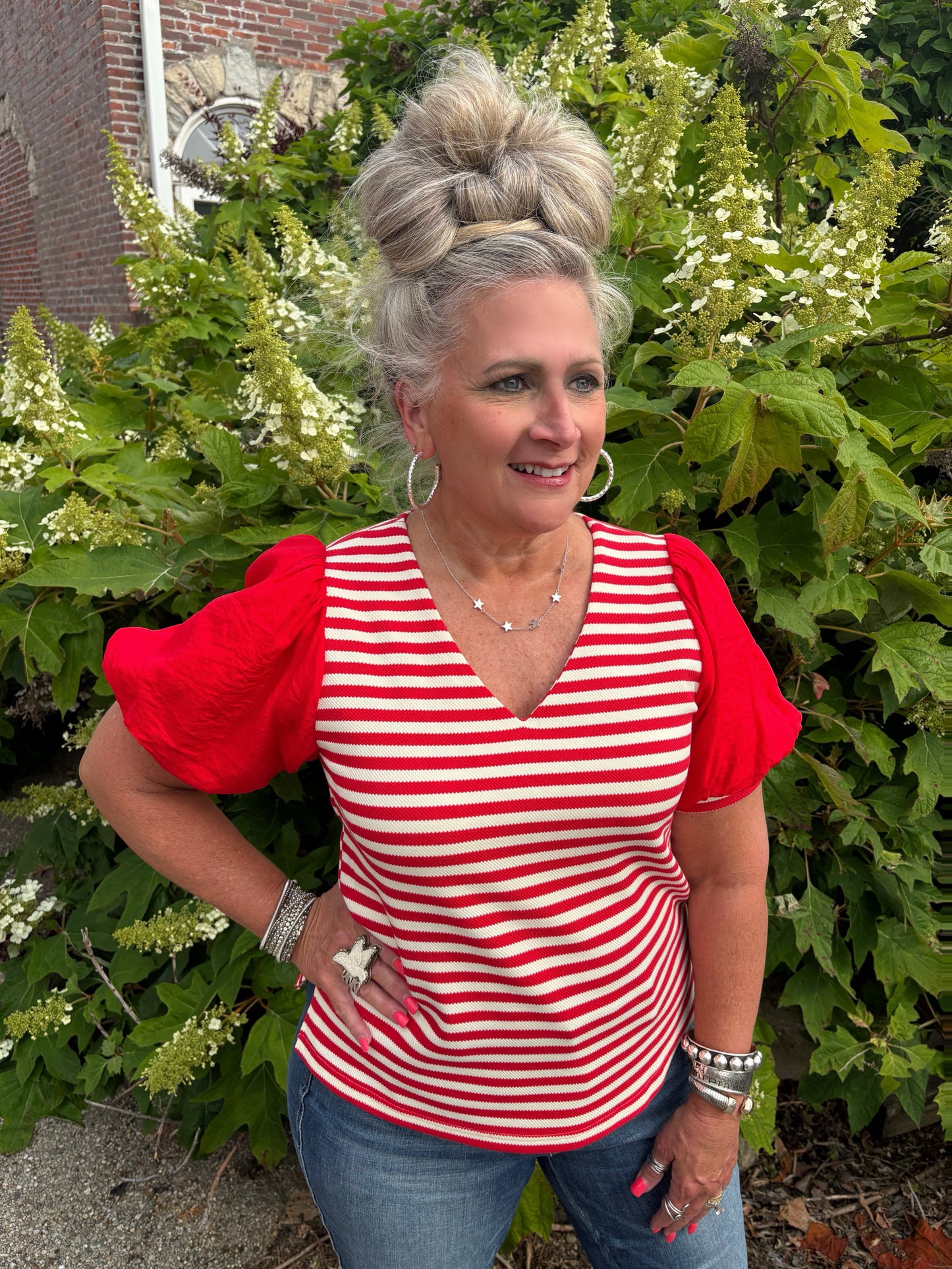 Stripe This Way Top