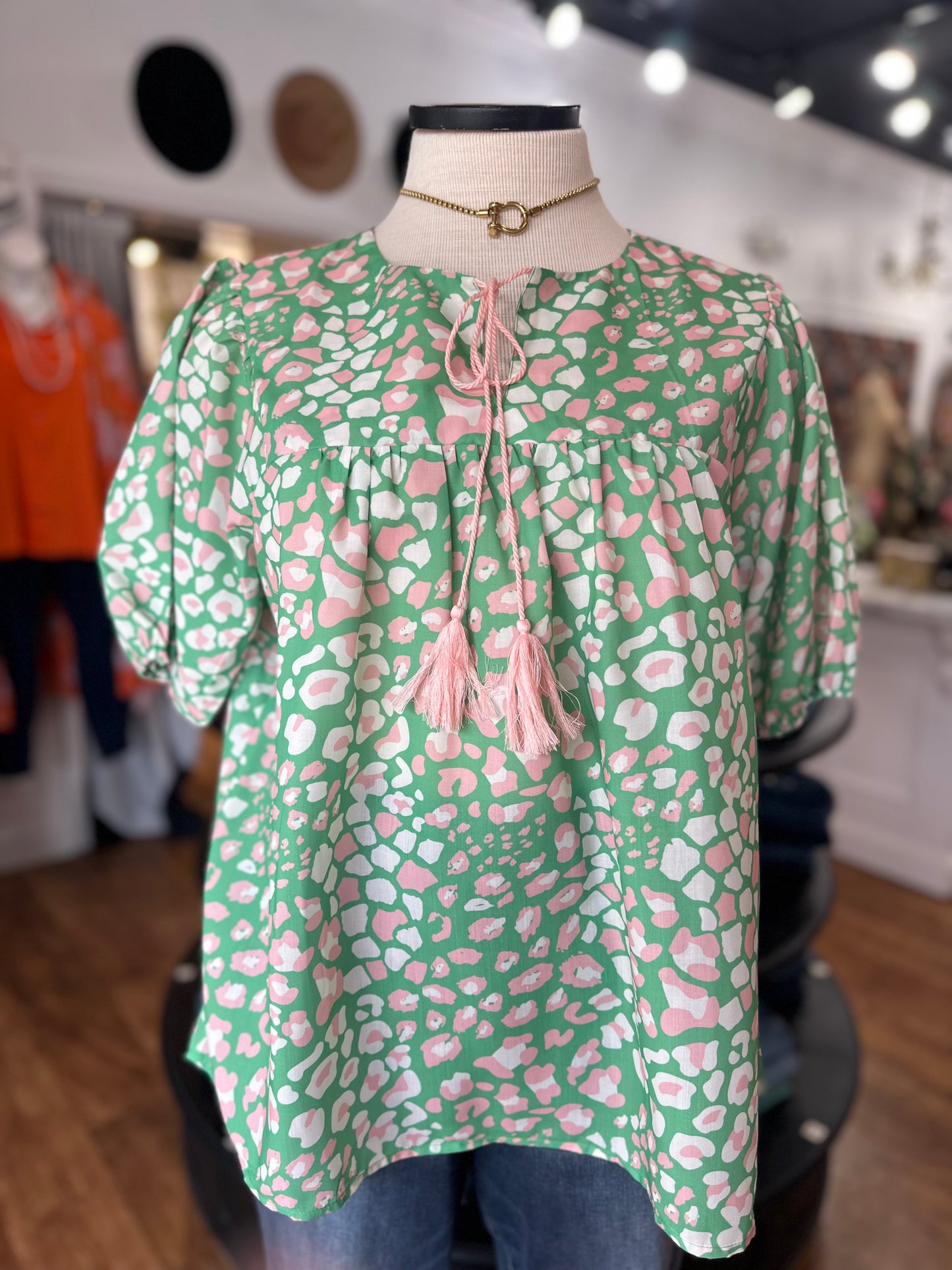 Say It With Grace Puff Sleeve Top