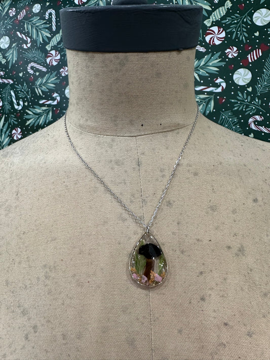 What Awaits Mushroom Necklace