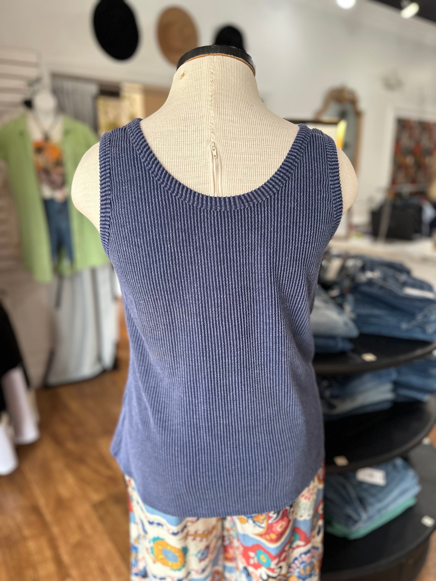 Keep It Simple Ribbed Tank