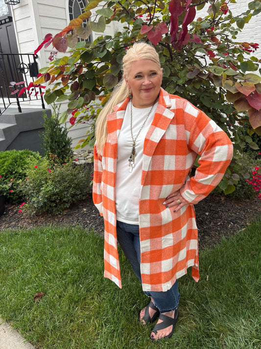 Easy Afternoon Plaid Shacket