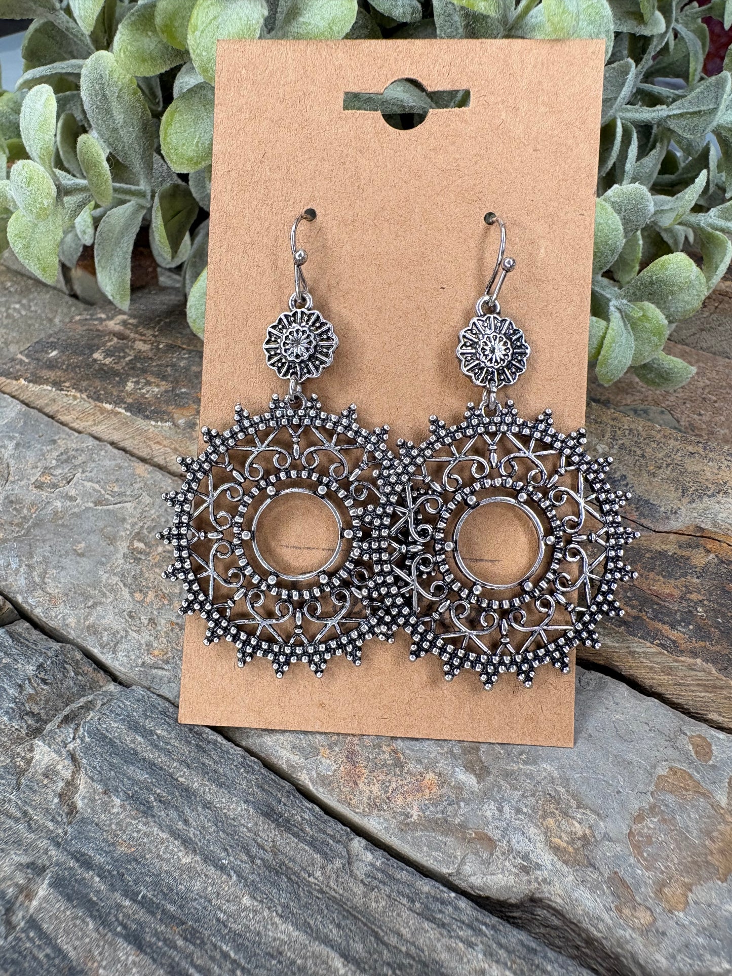 Moonstone Trail Filigree Earrings