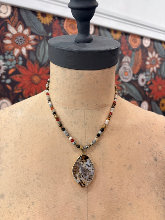 Grounded Soul Natural Stone Necklace