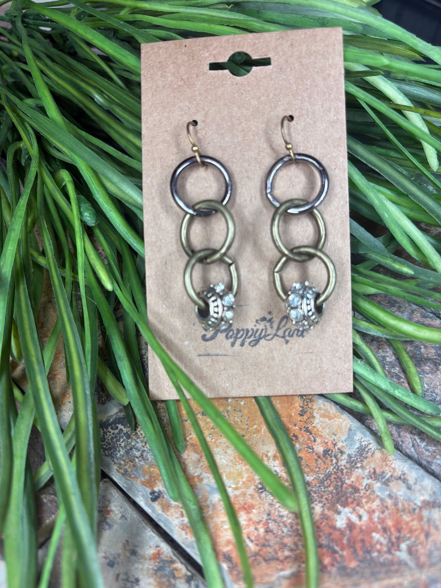 Crown Jewel Dangle Earrings