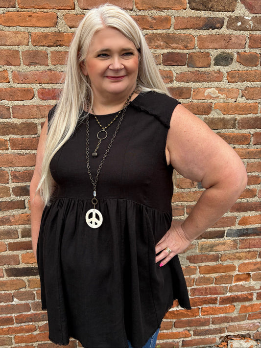 Easily Adored Sleeveless Tunic