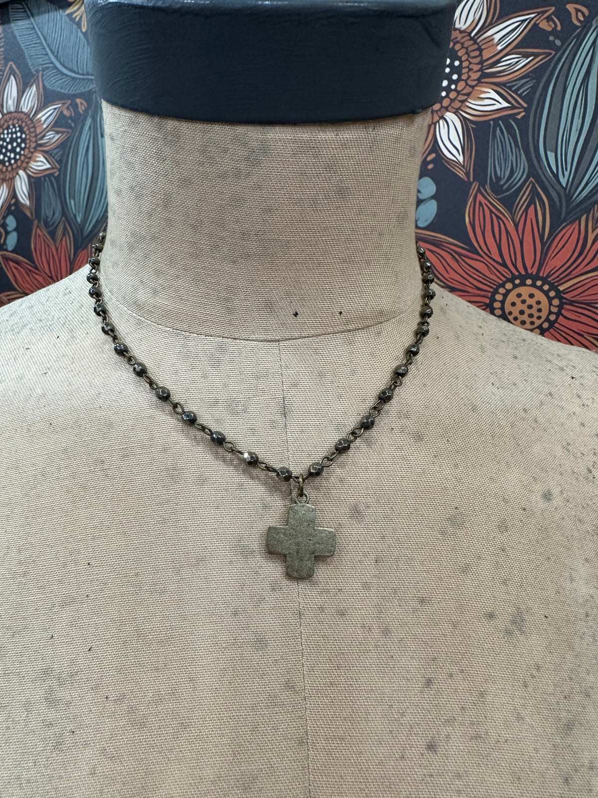 Heritage Bronze Cross Necklace