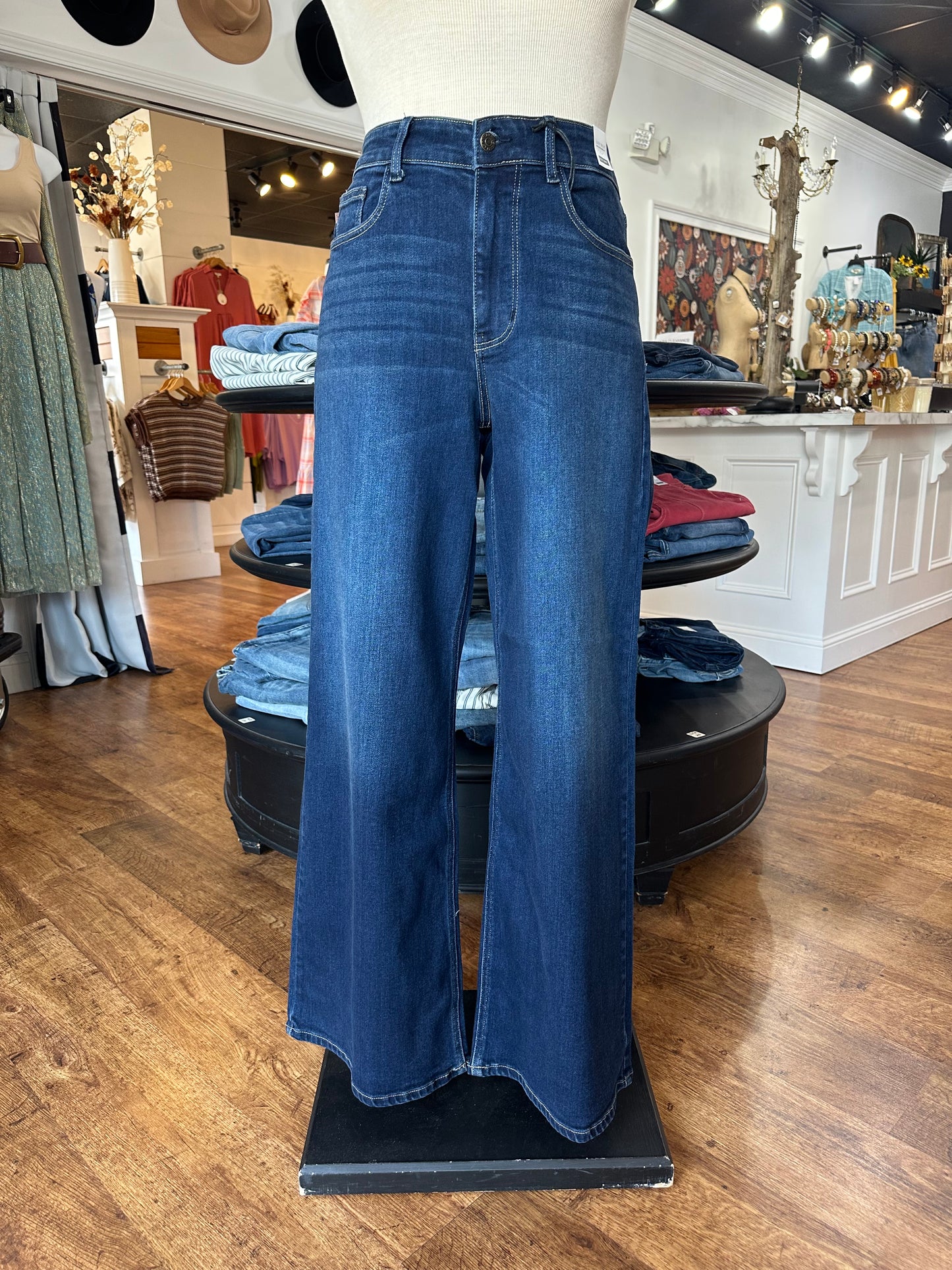 Judy Blue High Waist Lux Retro Wide Jean ~ EMERSON