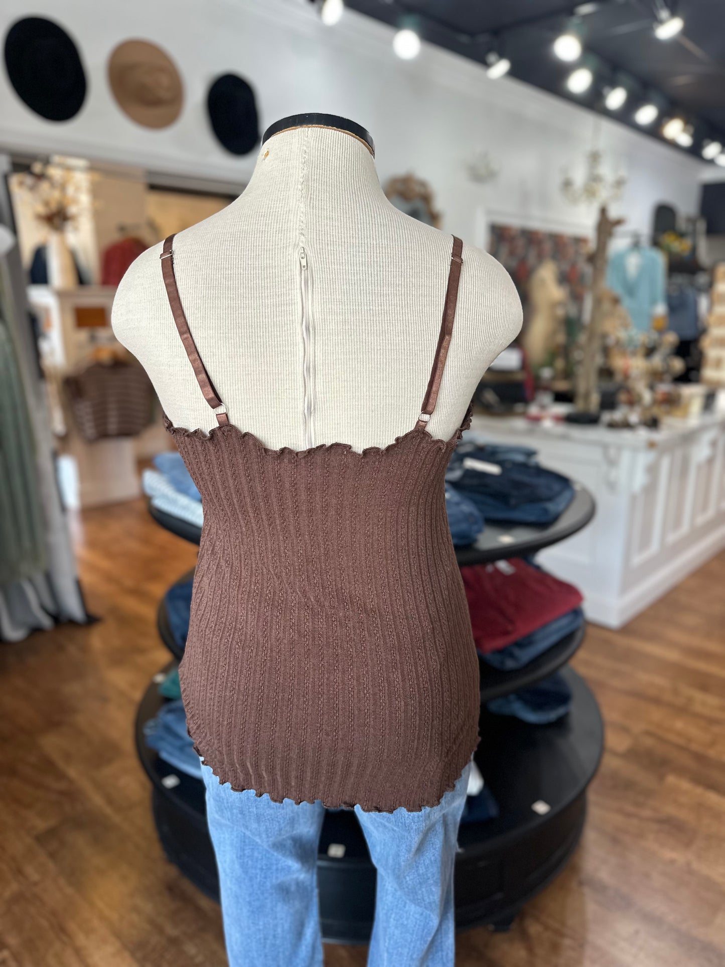 Making Moves Ribbed Tank Top