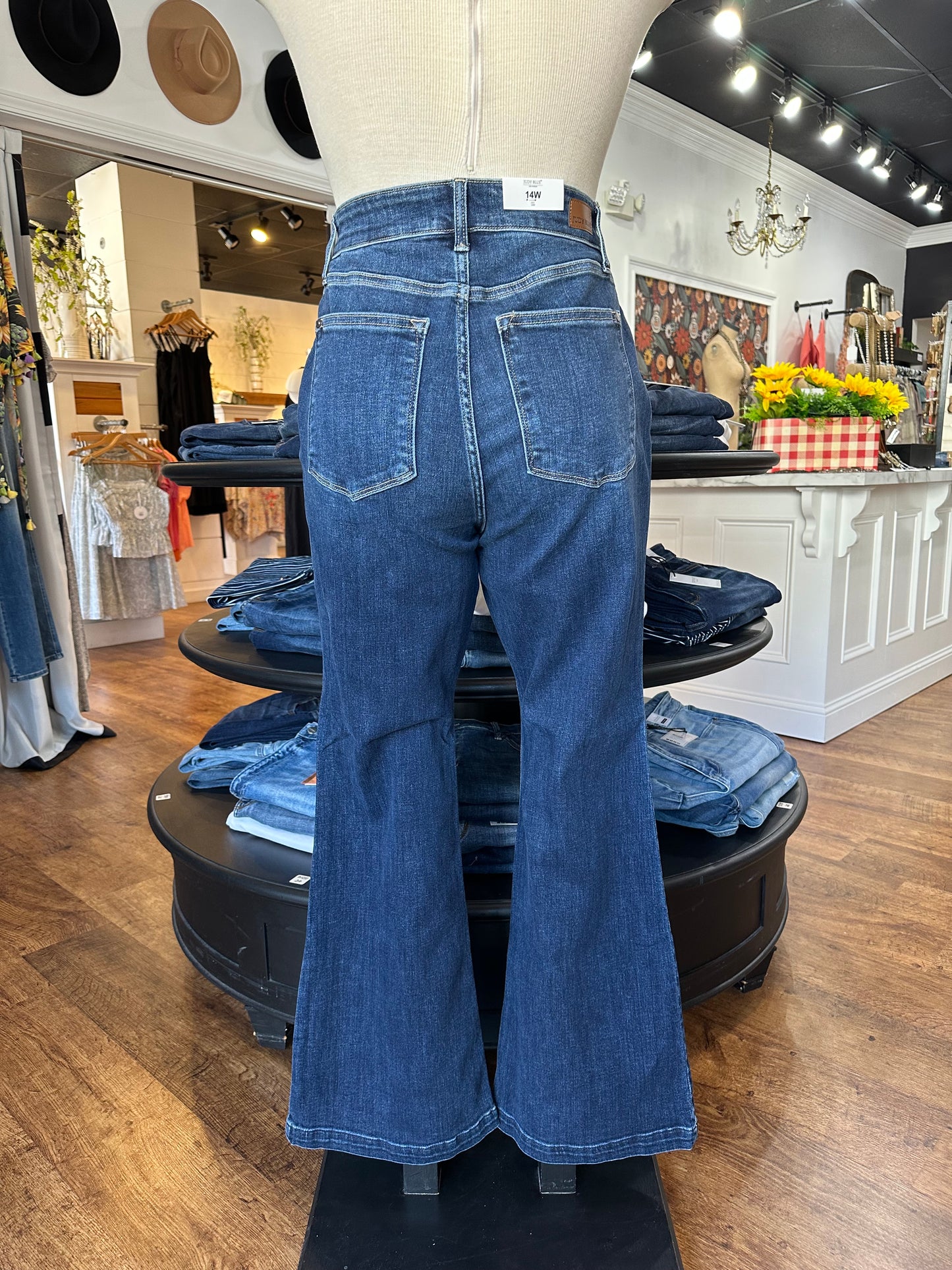 Judy Blue High Waist Angled Side Seam Flare Jean ~ JILLIAN