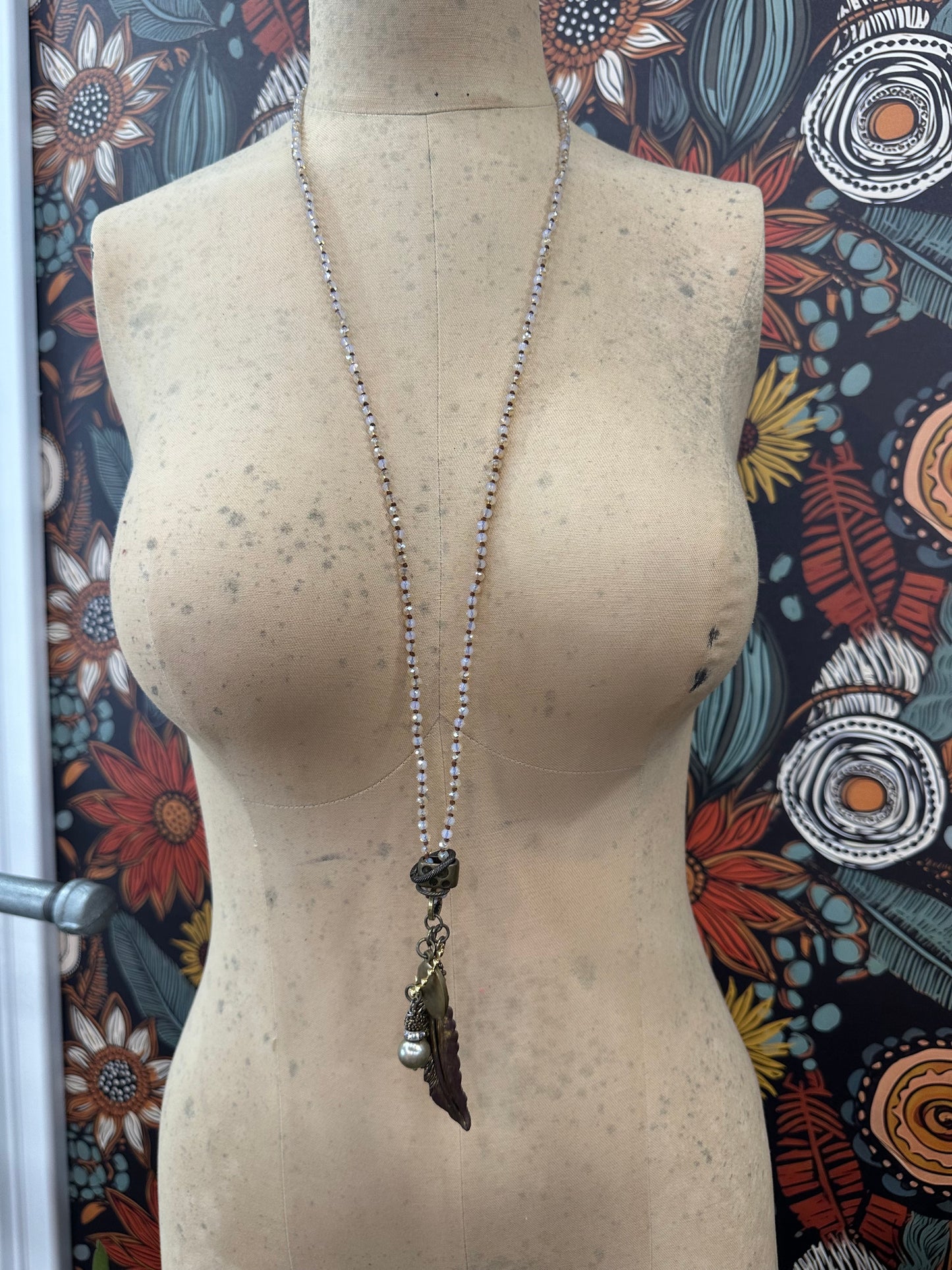 Keep It Coming Charm Necklace / Art by Amy