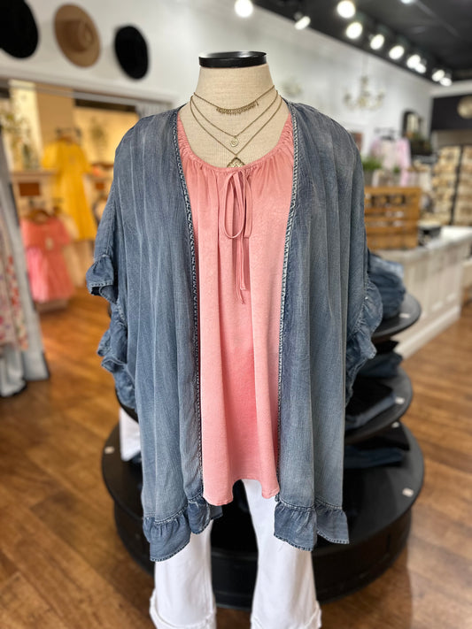 Nashville Cutie Denim Cardigan