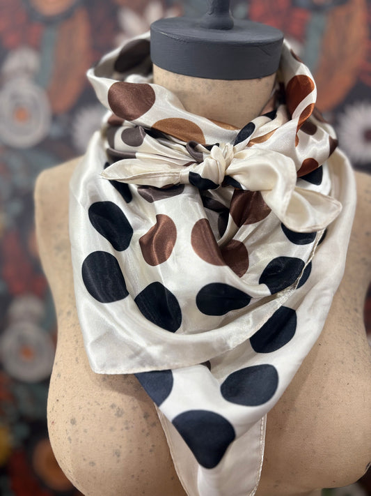 Polka Dot Wild Rag / Scarf