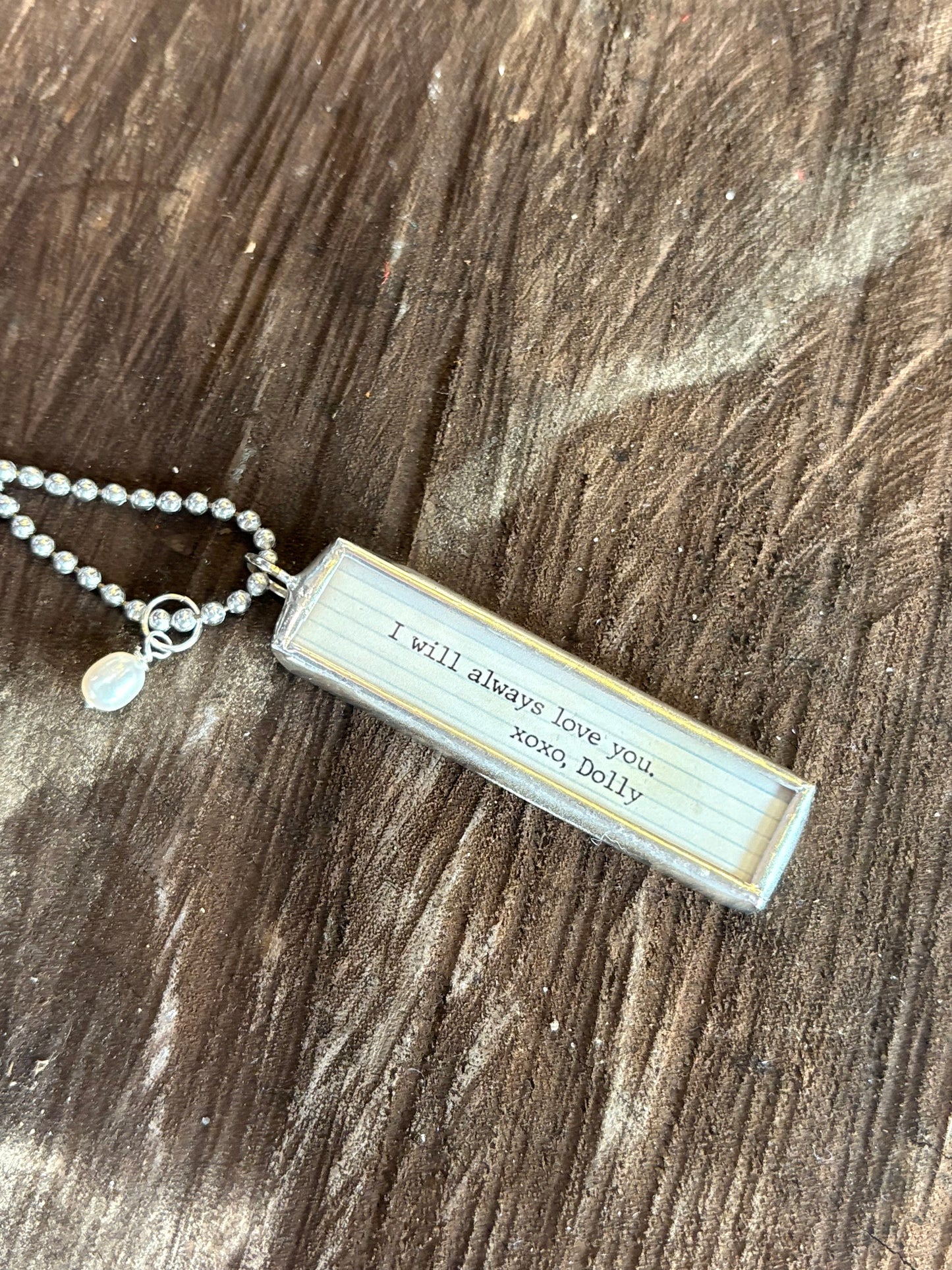 Soundtrack Of My Life Necklace ~ I Will Always Love You