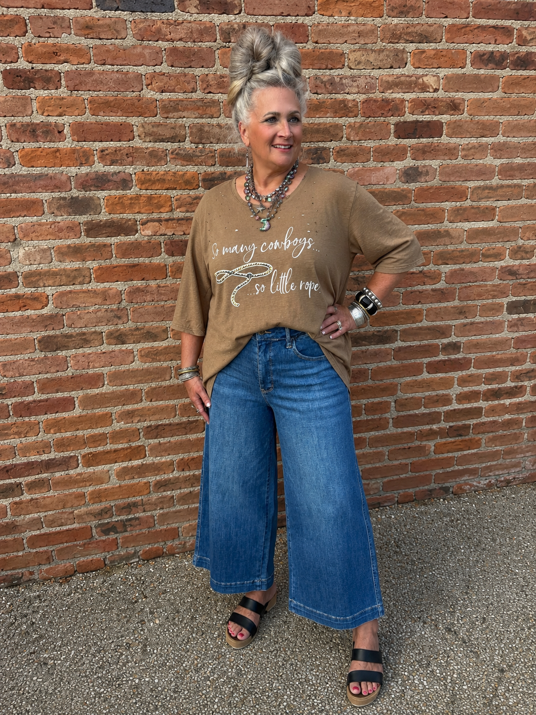 So Many Cowboys So Little Rope Graphic Tee