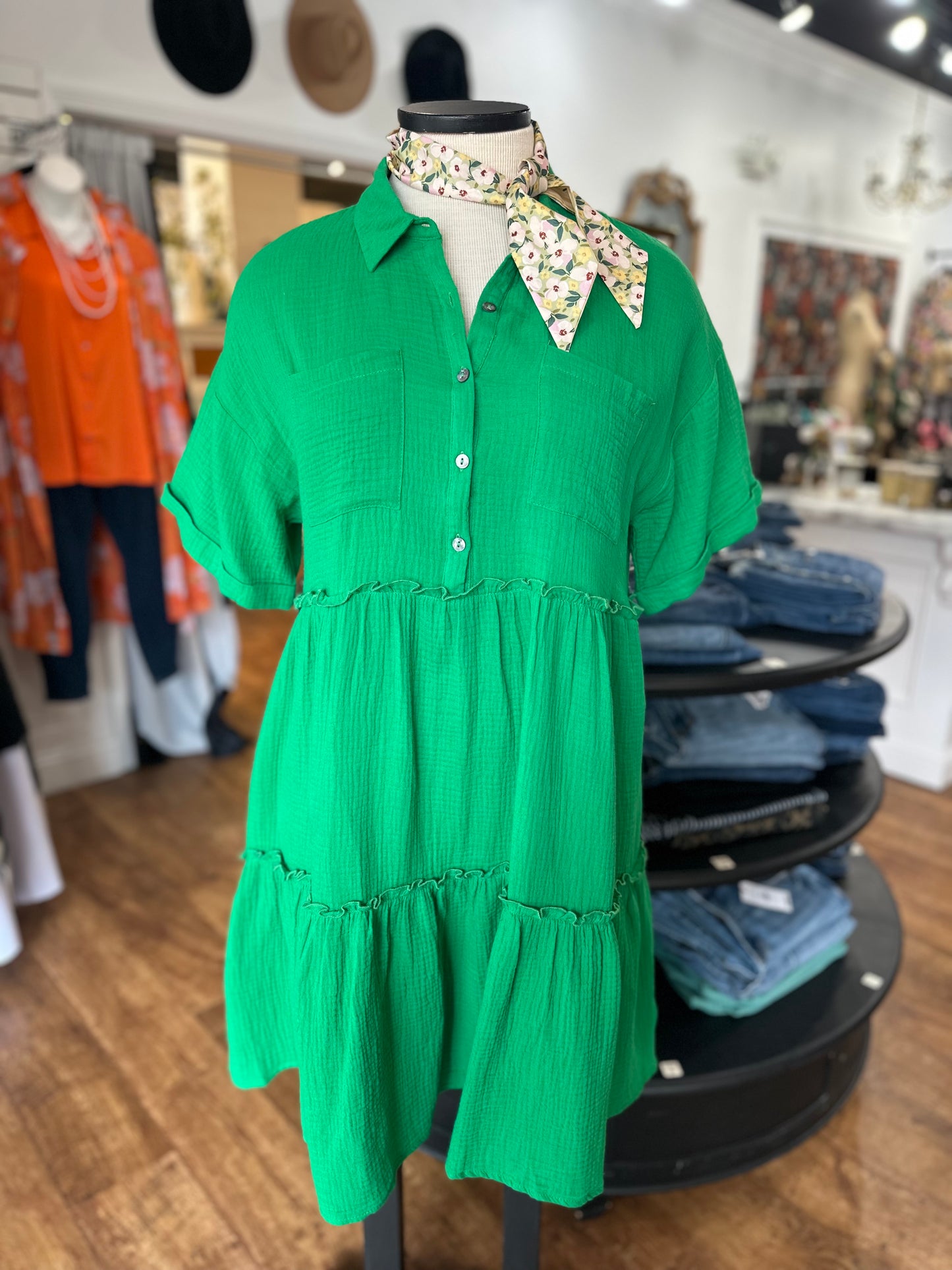 Simply Effortless Gauze Dress