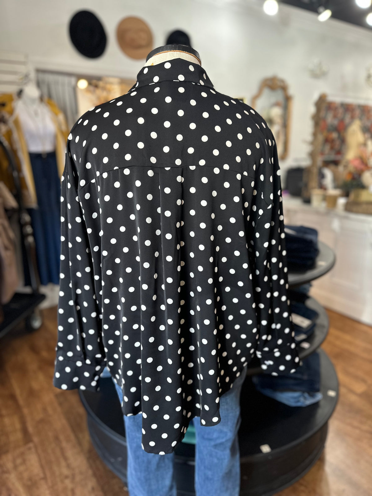 On The Dot Button Up