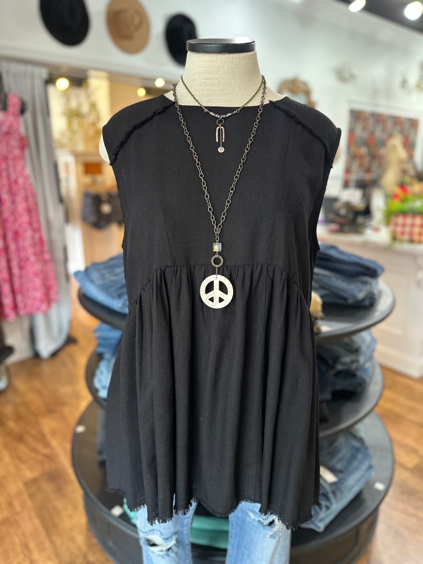 Easily Adored Sleeveless Tunic